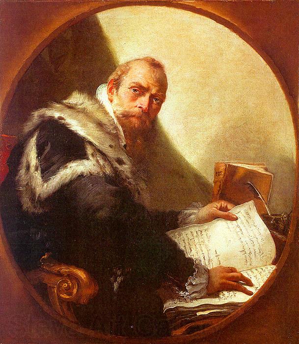 Giovanni Battista Tiepolo Portrait of Antonio Riccobono